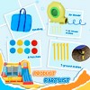 Vynxaria Kids Inflatable Water Slide, 4-in-1 Bounce House Jumping Castle with 2 Slides, Climbing Wall, Trampoline, & Water Pool Area, Air Blower - 4 of 4