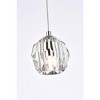 Elegant Lighting Eren 1 light Chrome pendant - 4 of 4