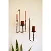 Forged-Iron Candle Holder for Wall – Pillar Candle by Kalalou - 3 of 3