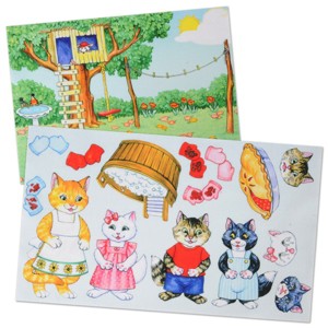 Story Time Felts The Three Little Kittens Who Lost Their Mittens Felt Board - 16 Pieces - 1 of 4