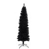 Whisen 7.5FT Slim Artificial Christmas Tree Includes Foldable Metal Stand - 4 of 4