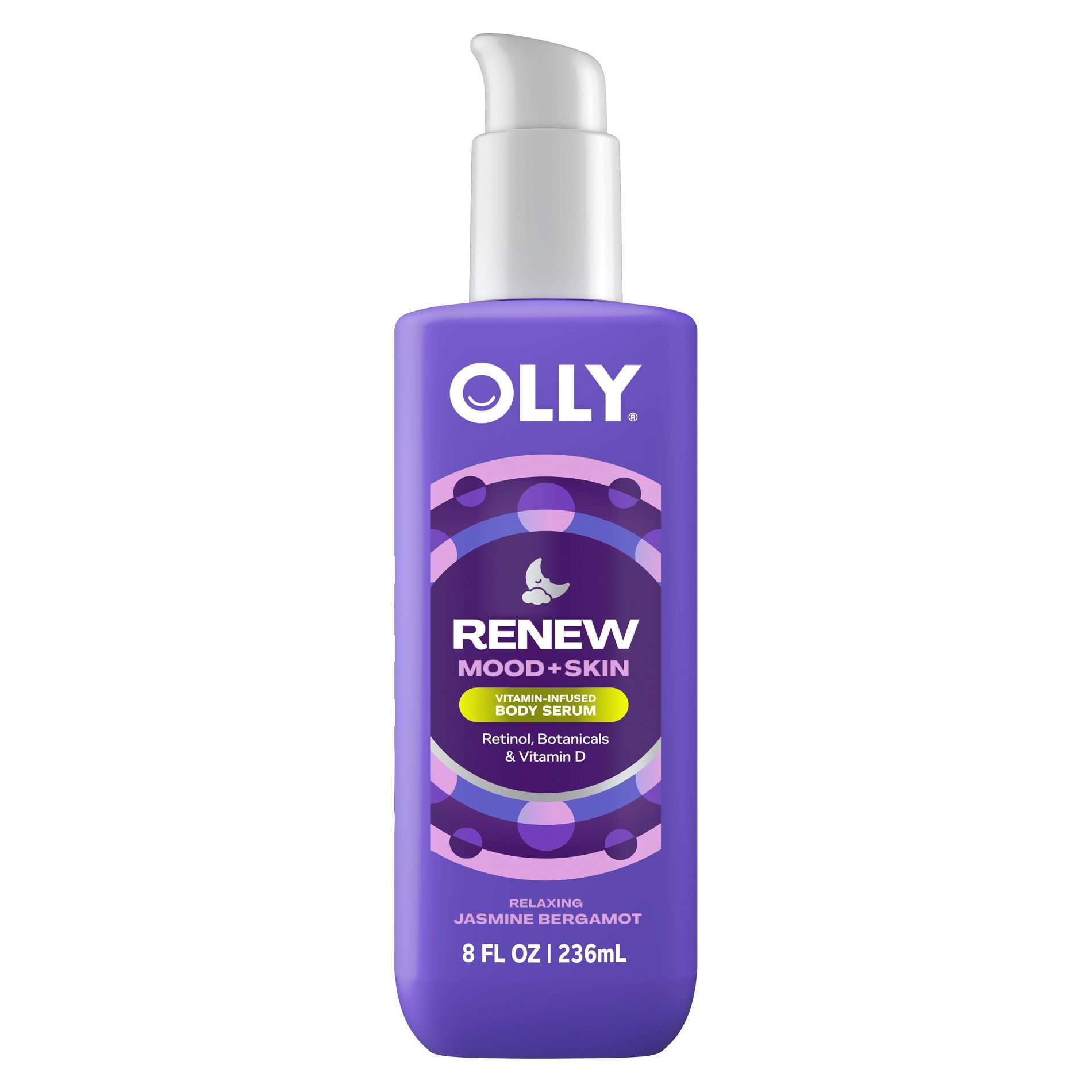 OLLY Renew Mood and Skin Vitamin-Infused Body Serum - Jasmine Bergamot - 8 fl oz