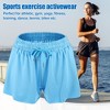 Unique Bargains Womens Flowy Running Shorts Casual High Waisted Workout Shorts 1Pc - 2 of 4