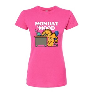 Women's - Garfield - MondayMood Fitted Graphic T-Shirt - 1 of 3