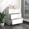Munora - 3-Drawer Lateral File Cabinet with Lock - Wide Storage for Letter/Legal/A4 Files - White - 2 of 4