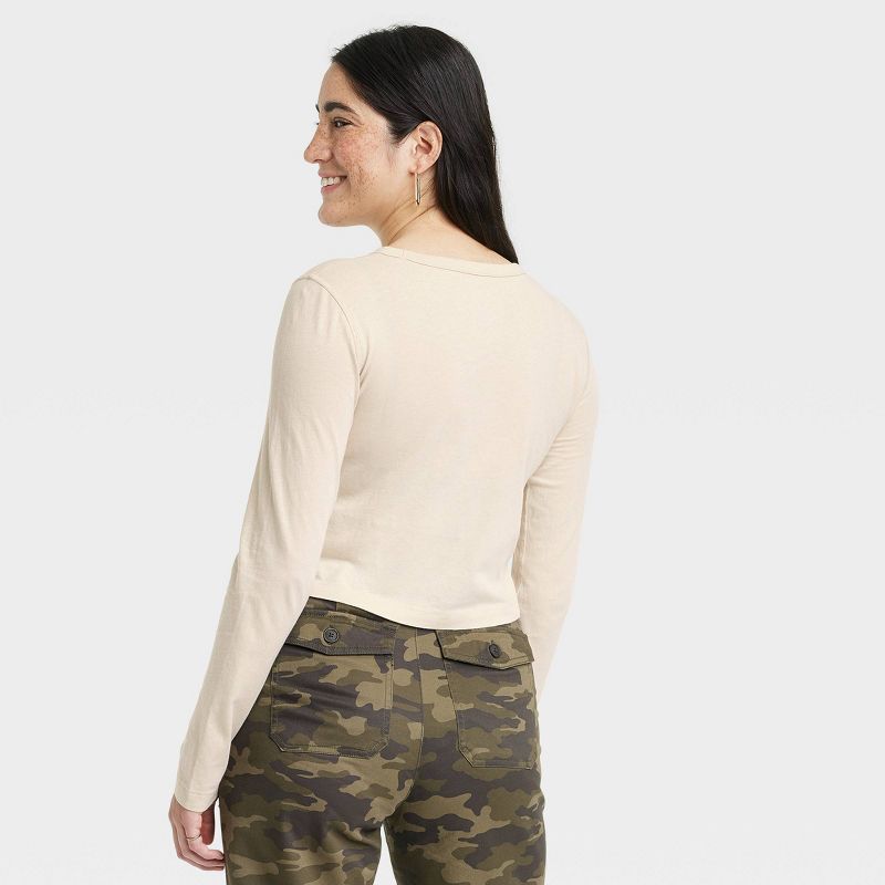 Women's Long Sleeve Sensory Friendly T-Shirt - Universal Thread™, 3 of 5