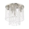 Livex Lighting Elizabeth 5 - Light Flush Mount in  Brushed Nickel - 3 of 4