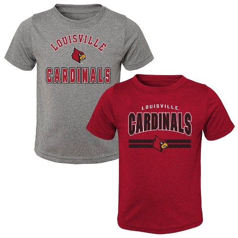 NEW Louisville Cardinals ~ Logo SHIRT ~ NCAA Toddler Girl's Boy's Sz 4T 4  Red 