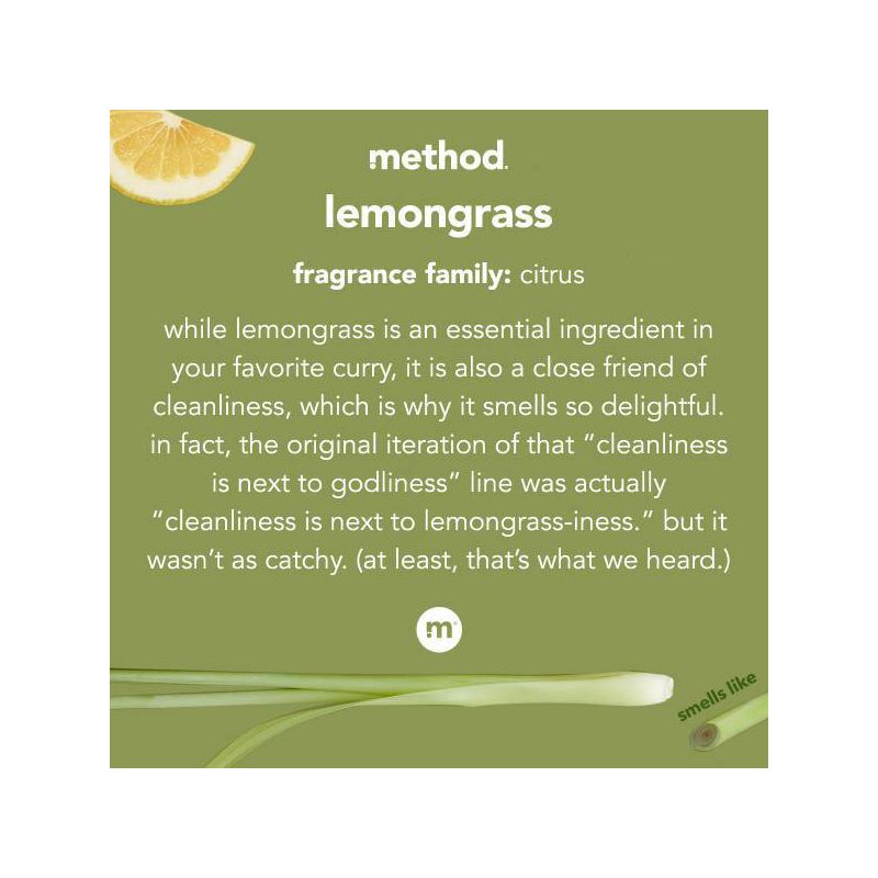 Method Lemongrass Cleaning Products Kitchen Degreaser Spray Bottle - 28 fl oz, 4 of 12