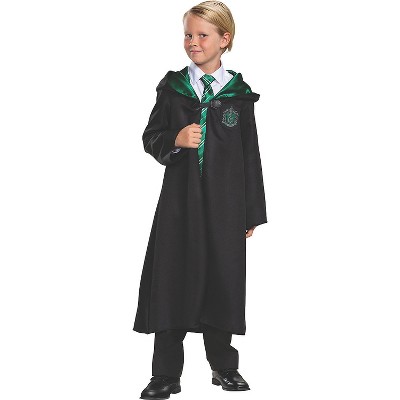 Disguise Kids' Prestige Harry Potter Slytherin Robe Costume - Size 7-8 