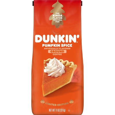 Dunkin' Donuts Pumpkin Spice Medium Roast Ground Coffee - 11oz