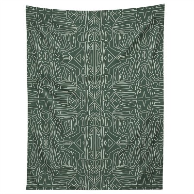 Marta Barragan Camarasa Abstract pattern linear stroke Tapestry - Society6