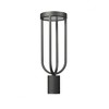 Z-Lite Leland 1 - Light Post Light in  Sand Black - image 2 of 4