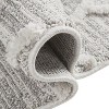LunaLulinlk Gray+Cream Indoor Area Rug Pebble Geo Pattern Rug 84''X60'' - 4 of 4