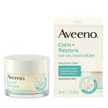 Aveeno Calm + Restore Facial Moisturizer for Sensitive Skin with Prebiotic Oat & Feverfew - Fragrance Free - 1.7 oz