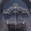 San Pablo 34 1/4" High Large Italian Indoor Outdoor Decor Plum Bronze Faux Stone Wall Fountain with Light LED Outside Garden Patio - 3 of 4