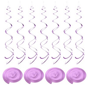 Unique Bargains Ceiling Decorations Party Swirling Hanging Strip Streamer 36 Pcs - 1 of 4