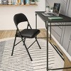 SKONYON 6 Pack Vinyl Folding Chair Portable Dining Chair - 2 of 3