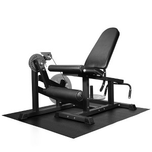 BalanceFrom Fitness 2-in-1 Lying Leg Extension and Curl Machine Gym Equipment - 1 of 4