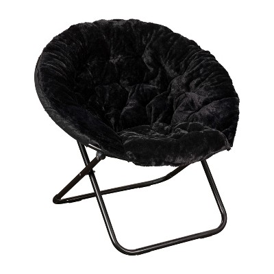 Faux fur saucer chair target on sale