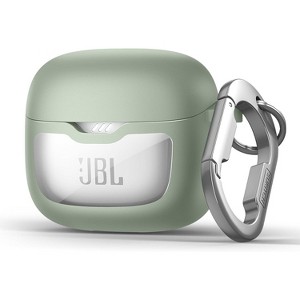 SURITCH Magnetic Bumper Case Compatible with JBL Tune Flex Earbuds, Rugged Shockproof Protective Covers with Magnetic Lid Lock & Carabiner - 1 of 3