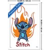 Trends International Disney Lilo & Stitch (2002) - Fire & Attitude Framed Wall Poster Prints - 3 of 4