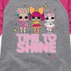 Girls' - LOL Surprise! - Time to Shine Shirt Tail Raglan Graphic T-shirt - 2 of 4