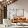 Poly & Bark 85" Nolita Sofa Cognac Tan: 3-Seater, Leather Upholstery, Removable Cushions, Wood Frame - 2 of 4