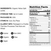 Organic Yellow Split Lentils - Non-GMO Golden Lentils, Raw, Dried, Vegan, Kosher, Bulk, Low Sodium, Low Fat - 4 of 4