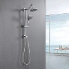 Okak 6IN Rainfall Shower Head with Detachable Design, High Pressure Shower Heads with 5 Functions, Handheld Shower Head for Home - 2 of 4
