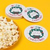 Big Dot of Happiness 25 Ct Cat Christmas Drink Coasters, 4-Inch Disposable Round Paper Coasters, Pets Holiday Party Decor, Funny Christmas Table Decor - 2 of 4