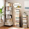 YONWAY Multi-Tier Rotating Bookshelf Tower, 360° Display Round Spinning Bookshelf, Space-Saving for Bedroom, Living Room, Home - 2 of 4