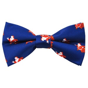 Jacob Alexander Men's Merry Christmas Jolly Ole Santa Pre-Tied Clip-On Bow Tie - 1 of 1