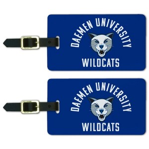 Daemen College Wildcats Logo Luggage ID Tags Suitcase CarryOn Cards  Set of 2 - 1 of 4