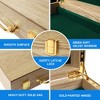GSE 300pcs Wooden Poker Chip Case, Casino Chip Case with 3 Poker Chip Tray/Holder - 3 of 4