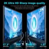 Portable Gaming Monitor 144HZ , UPERFECT 17.3" 2K Laptop Monitor HDR FreeSync IPS Screen w/VESA for Esports Switch PS5 Xbox Steam Deck - 4 of 4