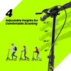Joyfy Foldable Kick Scooter for Kids Ages 6-12, Adjustable Scooter with Hand Brake, ABEC-9 Bearings (Supports 260 lbs), Smooth Ride for Teens & Adults - 4 of 4