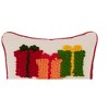 C&F Home 8" x 8" Family Christmas Presents French Knot Small Petite Throw  Pillow - 2 of 4