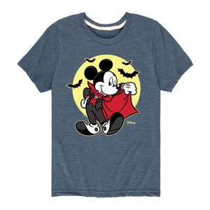 Boys' - Disney - Mickey Vampire Short Sleeve Graphic T-Shirt - 1 of 4