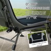 Vynxaria 180¡ã Adjustable Folding Camping Cot - Heavy Duty Portable Bed with Cushions & Headrest - 3 of 4