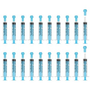 Unique Bargains Feeding Syringes with Cap Syringes for Liquid Pet Feeding Measuring Tool 20 Pcs - 1 of 4
