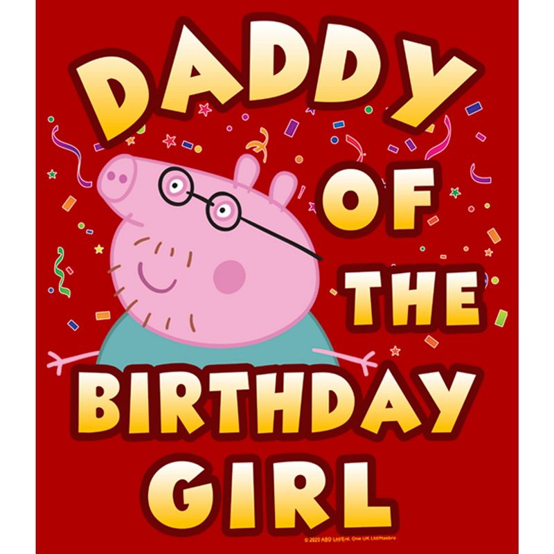Men's Peppa Pig Daddy of the Birthday Girl T-Shirt, 2 of 6