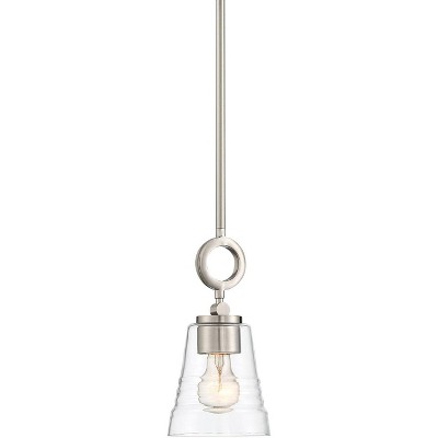 Stiffel 5 1/4" Wide Mastico Brushed Nickel Mini Pendant Light