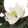 Chery Life 22" Creamy White Magnolia Wreath for Holiday, Christmas - 4 of 4