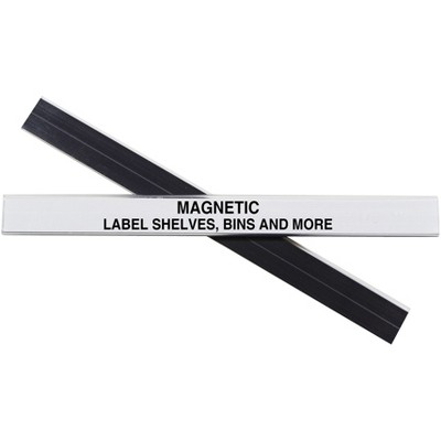 C-Line Label Holder Magnetic f/ Shelf/Bin 1/2"x6" 10/BX Clear 87207