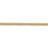 Black Bow Jewelry 3mm, 14k Yellow Gold, Solid Franco Chain Anklet or Bracelet - 2 of 4
