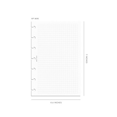 Cloth & Paper A5 Graph Note Planner Inserts