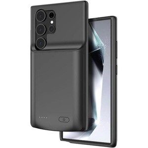Entronix Case Compatible with Galaxy S24 Ultra - [6000mAh] Charging Powerbank Cover - 1 of 4