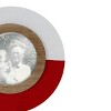 4X4 Inch Bobber Picture Frame Red MDF & Glass by Foreside Home & Garden - 4 of 4