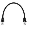 Monoprice Cat6A Ethernet Patch Cable - 1 Feet - Black | Network Internet Cord - RJ45, 550Mhz, STP, Pure Bare Copper Wire, 10G, 26AWG - 4 of 4